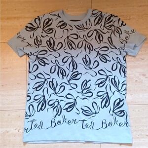 Ted Baker London Swirly Ribbon/Bow Design Tee